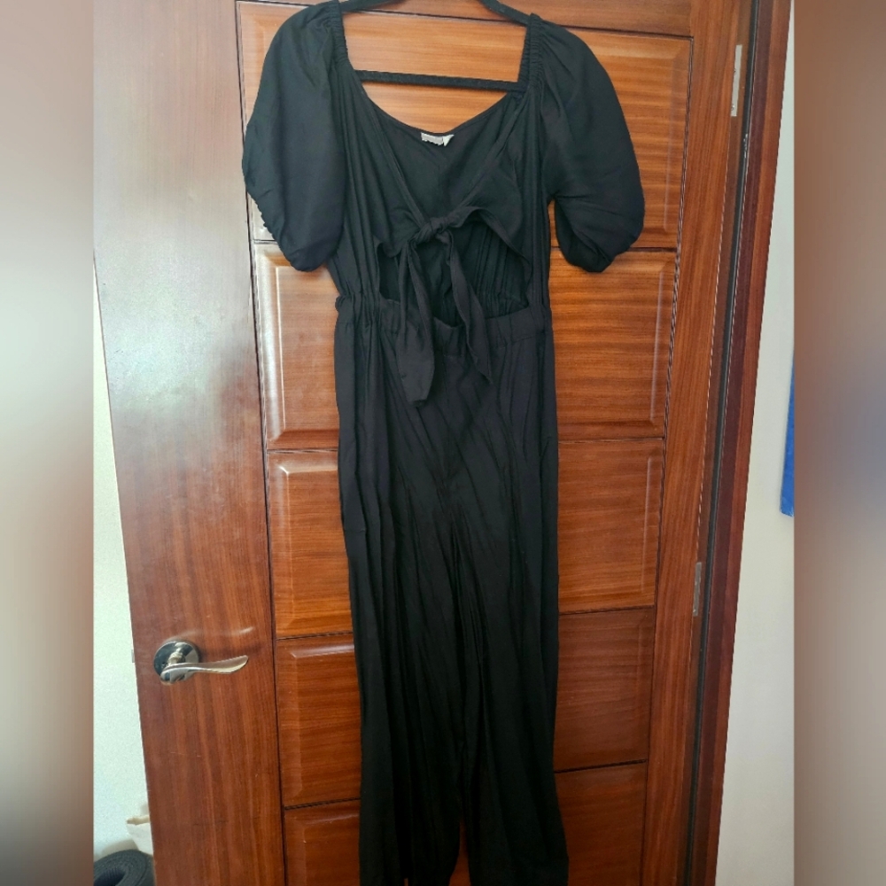 Asos Black Lightweight Cotton Romper